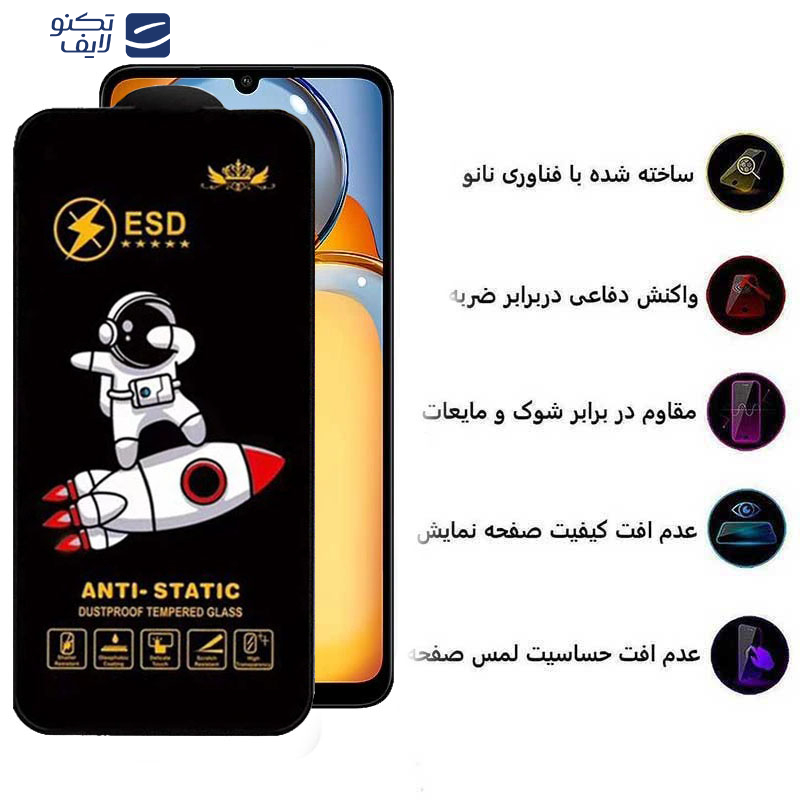 محافظ صفحه نمایش اپیکوی مدل Spaceship مناسب برای گوشی موبایل شیائومی Redmi 13R / Poco M6 5G