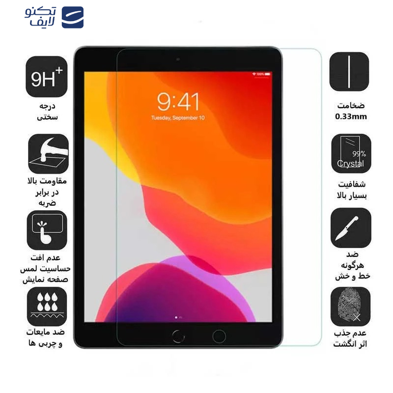 محافظ صفحه نمایش اپیکوی مدل Xundd Axe مناسب برای تبلت اپل iPad 10.2 (2021)/ iPad 10.2 (2020)/ iPad 10.2 (2019)