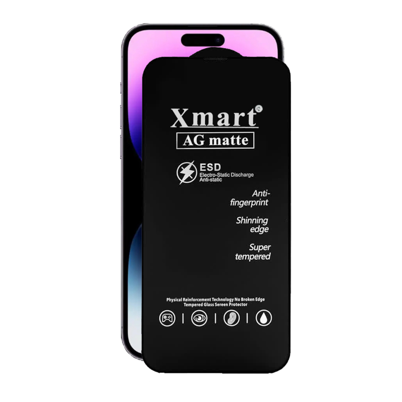 gallery-گلس گوشی مات اپل iPhone 16 Plus 15 Plus 14 Pro Max اپیکوی مدل Xmart Ag Matte copy.png