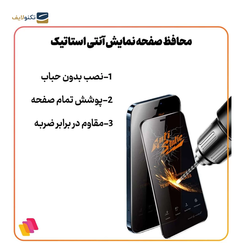 gallery-گلس گوشی اپل iPhone 15 شهر گلس مدل آنتی استاتیک ANTIMONKYSH copy.png