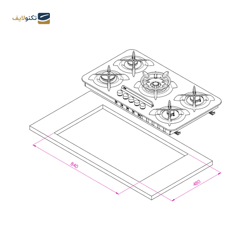 gallery-اجاق گاز رومیزی کن مدل IGT 502 copy.png