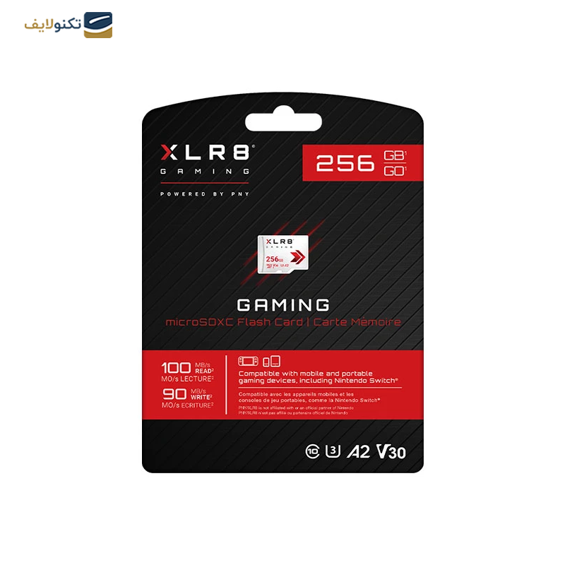 gallery-کارت حافظه MicroSDXC پی ان وای مدل XLR8 Gaming کلاس 10 V30 ظرفیت 128 گیگابایت copy.png