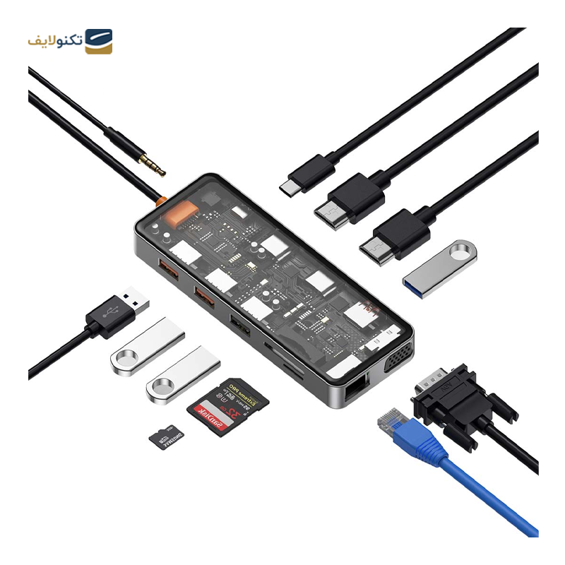 gallery-هاب USB-C ویوو 11 پورت مدل Cyber Hub CB-011 copy.png