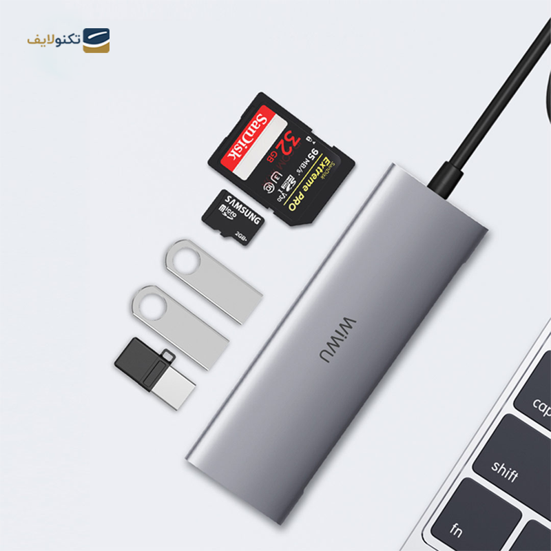 gallery-هاب USB-C ویوو 5 پورت مدل Alpha 521H copy.png