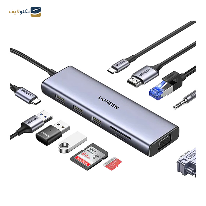 gallery-هاب USB-C یوگرین 9 پورت مدل CM498 15375 copy.png