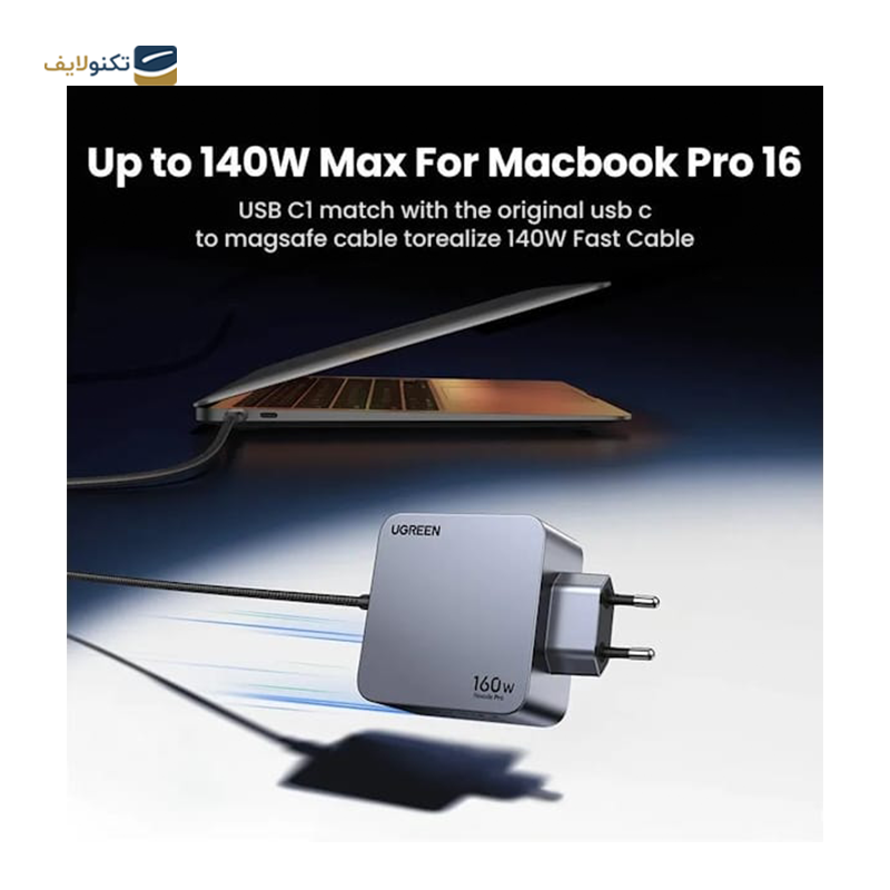 gallery-شارژر دیواری یوگرین مدل Nexode Pro X755 25871 توان 65 وات به همره کابل USB C copy.png