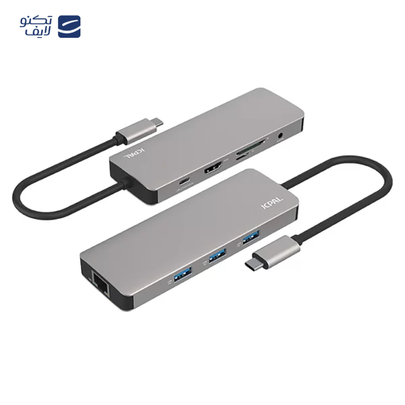 gallery-هاب USB-C جی سی پال 6 پورت مدل Onyx USB-C 6-Port Hub JCP6253 copy.png