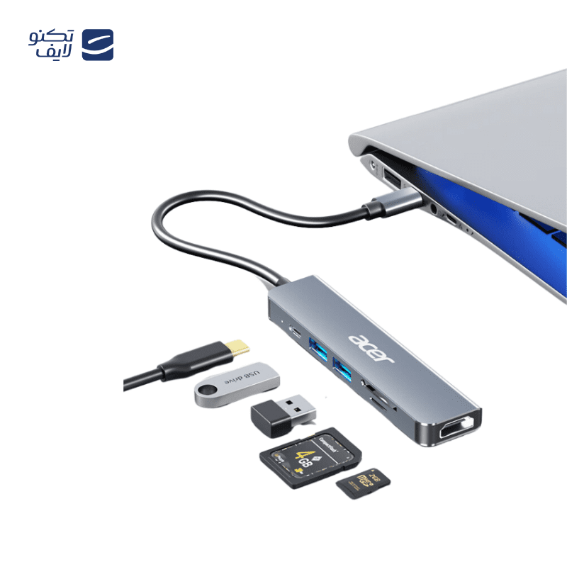 gallery-هاب USB-C ایسر 5 پورت مدل HY41-T5 5 in 1 copy.png