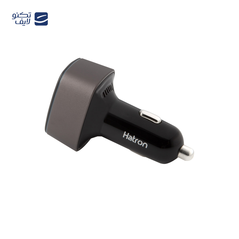 شارژر فندکی 56 وات هترون مدل HCC3210PQ به همراه کابل USB-C