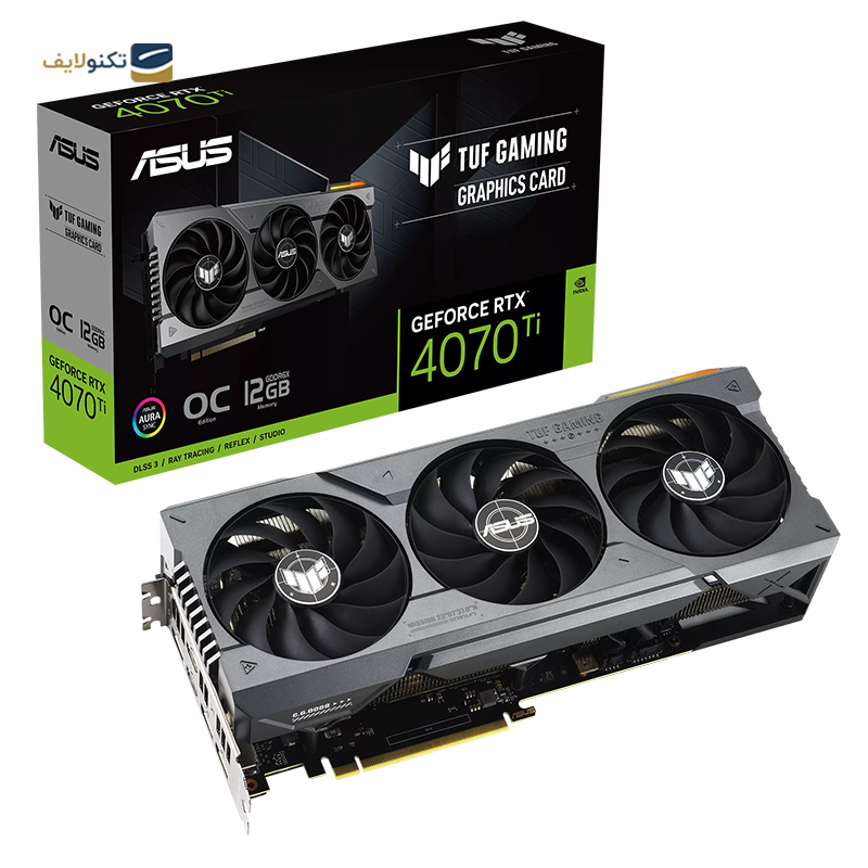 قیمت کارت گرافیک ایسوس مدل TUF Gaming GeForce RTX 4070 Ti 12GB GDDR6X OC Edition مشخصات