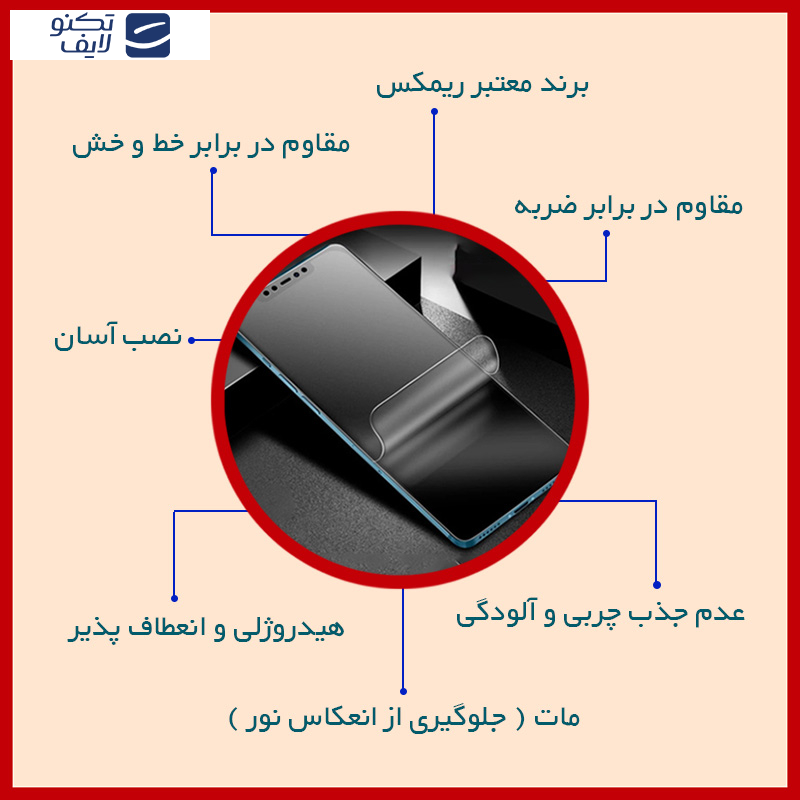 محافظ صفحه نمایش مات ریمکس مدل Resistant مناسب برای گوشی موبایل شیائومی 14T