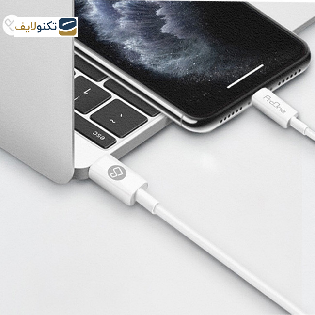 کابل تبدیل USB-C به لایتنینگ پرووان مدل PCC315PD طول 1 متر