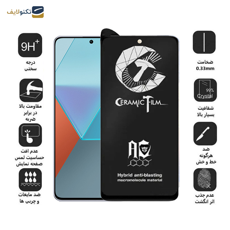 محافظ صفحه نمایش سرامیکی مات اپیکوی مدل CR7-M مناسب برای گوشی موبایل شیائومی Redmi Note 13 Pro 4G/5G /Note 13 4G/5G /Note 13R Pro