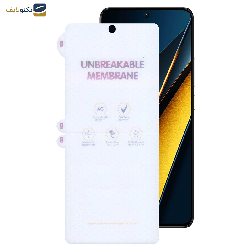 محافظ صفحه نمایش مات بوف مدل Hydrogel-Matte مناسب برای گوشی موبایل شیائومی Poco X6 Pro / X6 / M6 Pro 4G