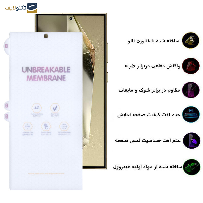 محافظ صفحه نمایش مات بوف مدل Hydrogel-Matte-G مناسب برای گوشی موبایل سامسونگ Galaxy S24 Ultra / S23 Ultra / S22 Ultra