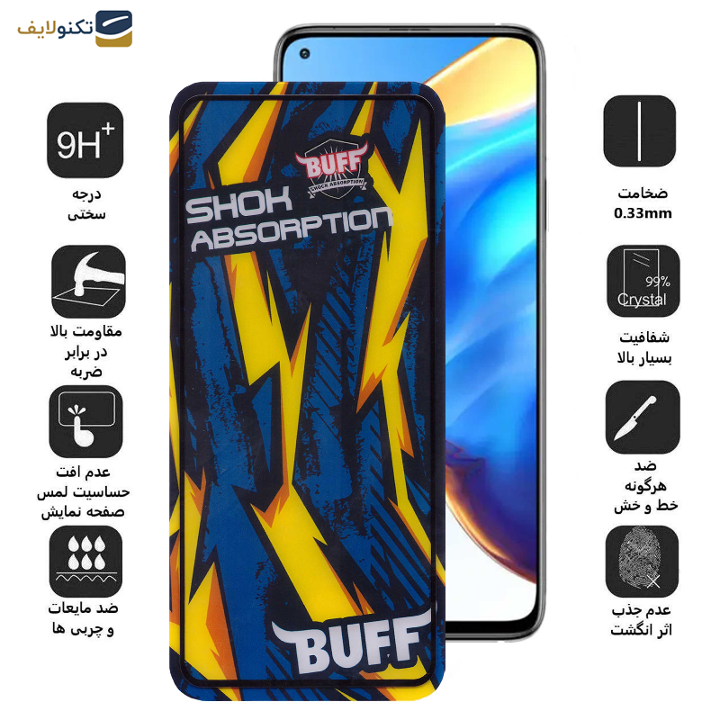 محافظ صفحه نمایش بوف مدل Shock-Shock-G مناسب برای گوشی موبایل شیائومی Mi 10T Pro 5G / Mi 10T 5G / Mi 10T Lite 5G