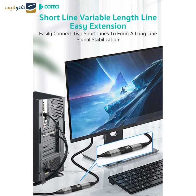 مبدل Display port کوتتسی مدل 87608