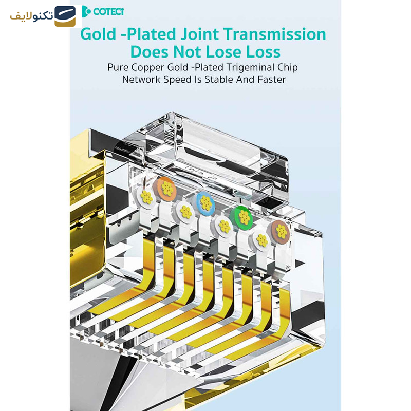 کابل شبکه Cat7 کوتتسی مدل 87502 