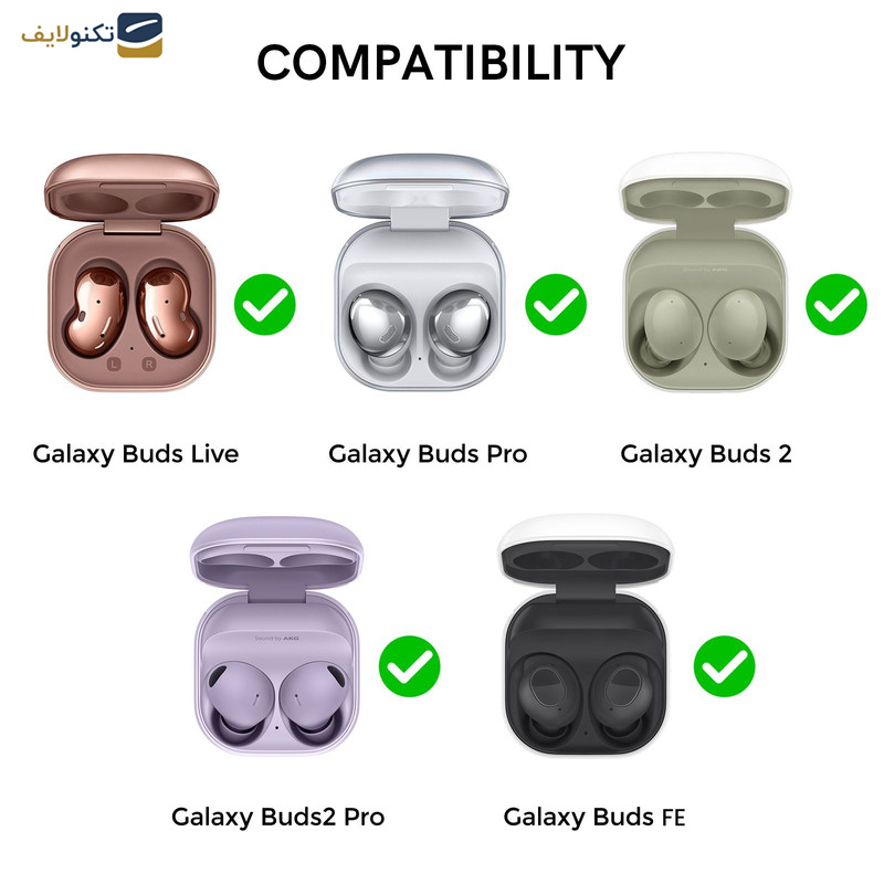 کاور هندزفری آهااستایل مدل JY10 مناسب برای کیس هدفون سامسونگ Galaxy Buds Live / Buds Pro / Buds 2 / Buds2 Pro / Buds Fe