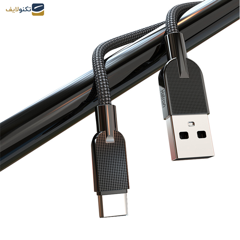 کابل شارژ USB به Type-c هترون مدل HC205UC طول 1متر 