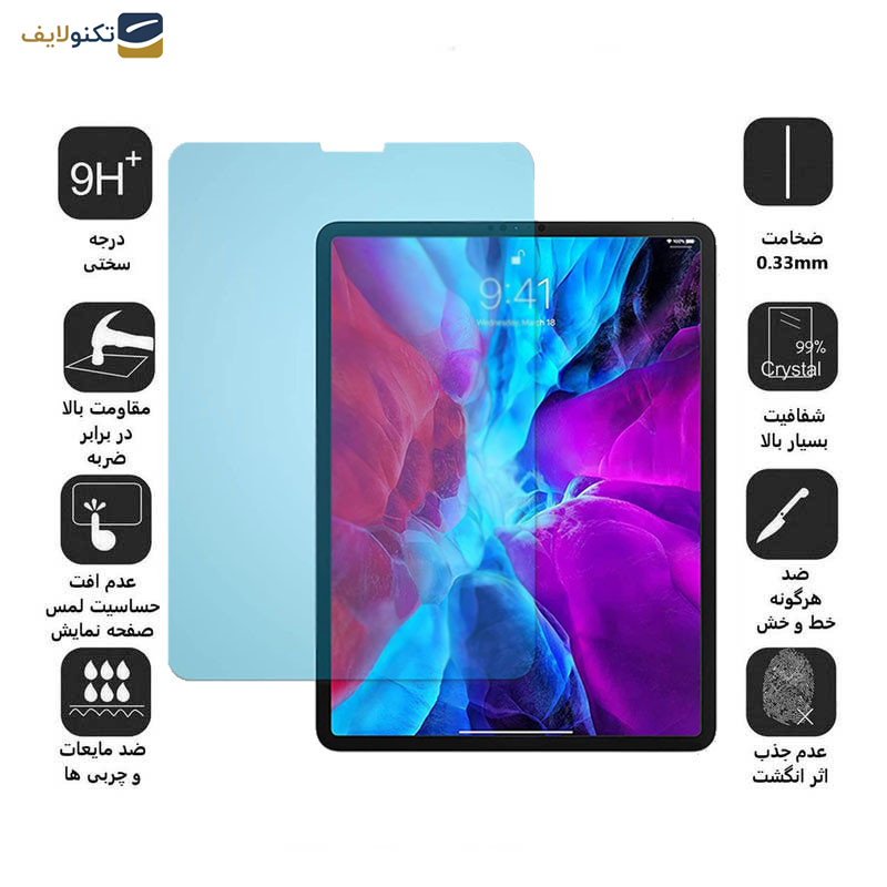 محافظ صفحه نمایش مات اپیکوی مدل Xundd paper-like مناسب برای تبلت اپل iPad Pro 12.9 2022 / 2021 / 2020 / 2018