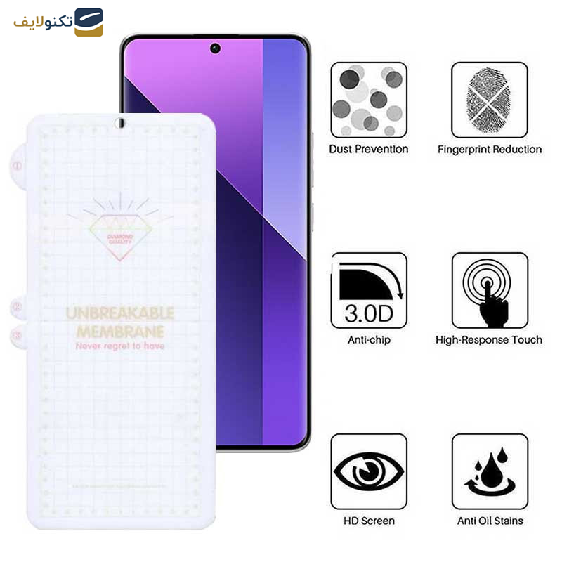 محافظ صفحه نمایش بوف مدل Hydrogel مناسب برای گوشی موبایل شیائومی Redmi Note 13 Pro Plus / Mi 12 Pro/ Galaxy A71