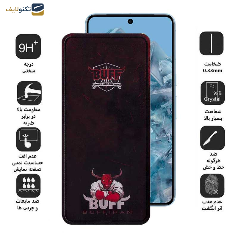 محافظ صفحه نمایش بوف مدل Muscle-Bull-G مناسب برای گوشی موبایل  گوگل Pixel 8 Pro/ 7 Pro