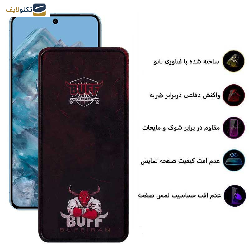 محافظ صفحه نمایش بوف مدل Muscle-Bull مناسب برای گوشی موبایل گوگل Pixel 8 Pro/ 7 Pro