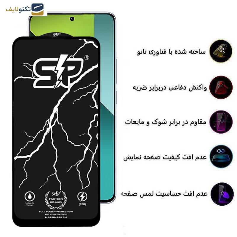 محافظ صفحه نمایش اپیکوی مدل SP Factory مناسب برای گوشی موبایل شیائومی  Redmi Note 13 Pro 4G/5G / Note 13 4G/5G /  Note 13R Pro 