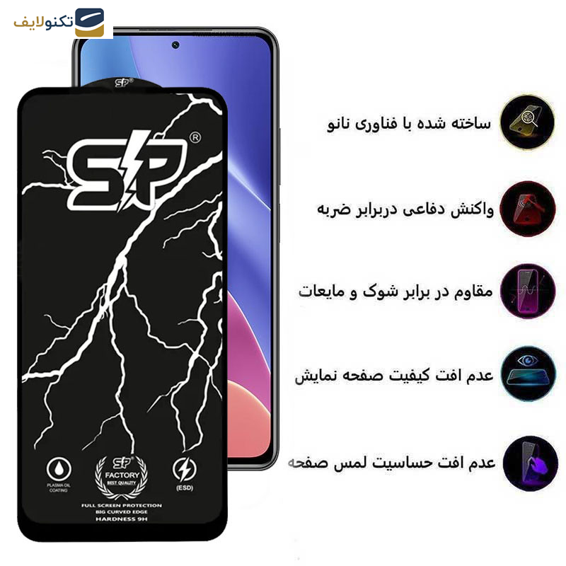 محافظ صفحه نمایش اپیکوی مدل SP Factory مناسب برای گوشی موبایل شیائومی Redmi K40 Ultra/K40 Gaming/K40 Pro Plus/K40 Pro/K40S/K40