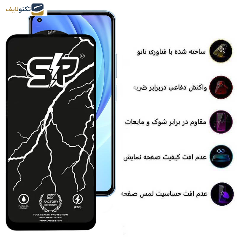 محافظ صفحه نمایش اپیکوی مدل SP Factory مناسب برای گوشی موبایل شیائومی Mi 11 Lite 4G/Mi 11 Lite 5G/11 Lite 5G NE/12 Lite 5G