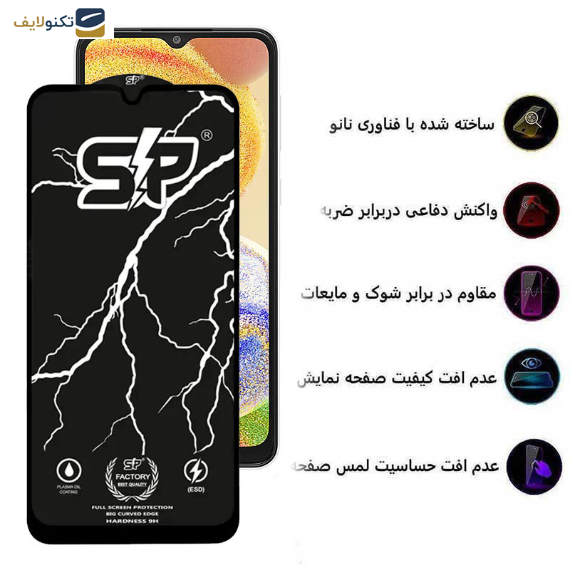 محافظ صفحه نمایش اپیکوی مدل SP Factory مناسب برای گوشی موبایل سامسونگ Galaxy A04 4G/A04s 4G/A04e 4G/F04 4G/M02s 4G