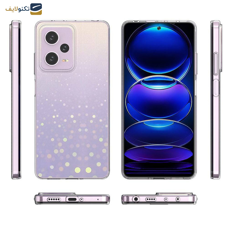 کاور اپیکوی مدل Transparent Clear مناسب برای گوشی موبایل شیائومی Poco X5 Pro/ Redmi Note 12 Pro 5G