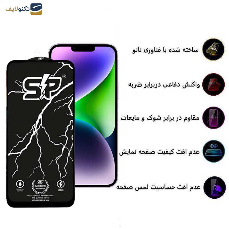 محافظ صفحه نمایش اپیکوی مدل SP Factory مناسب برای گوشی موبایل اپل iPhone 13 pro Max/ 14 Plus