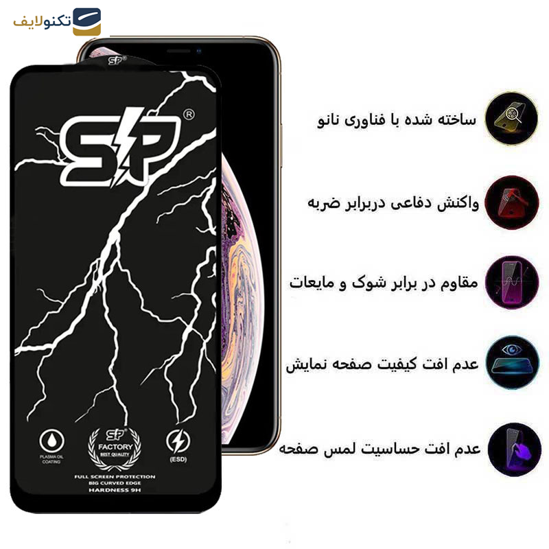 محافظ صفحه نمایش اپیکوی مدل SP Factory مناسب برای گوشی موبایل اپل iPhone 11 Pro Max/Xs max