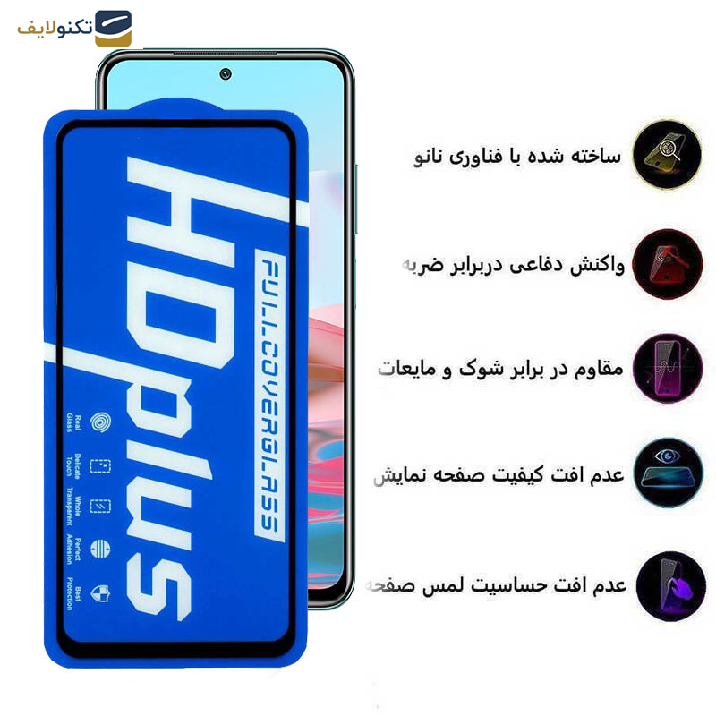 محافظ صفحه نمایش اپیکوی مدل HD Plus مناسب برای گوشی موبایل شیائومی Poco M5s 4G/Poco M4 Pro 4G/Redmi Note 11 4G/Global/Redmi Note 10 4G