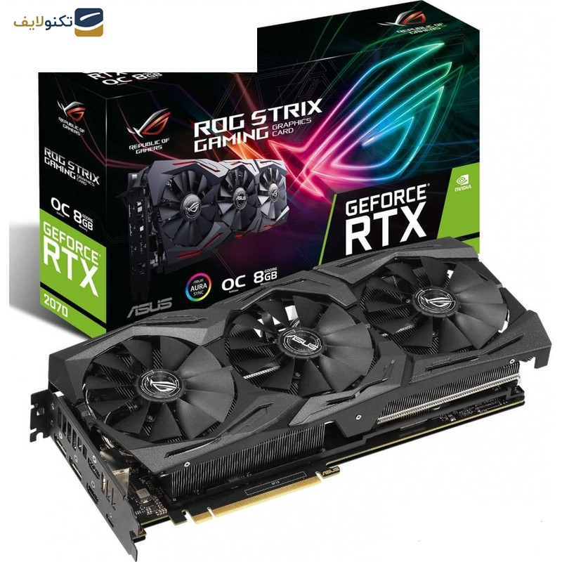 کارت گرافیک ایسوس مدل ROG-STRIX-RTX2070S-O8G-GAMING