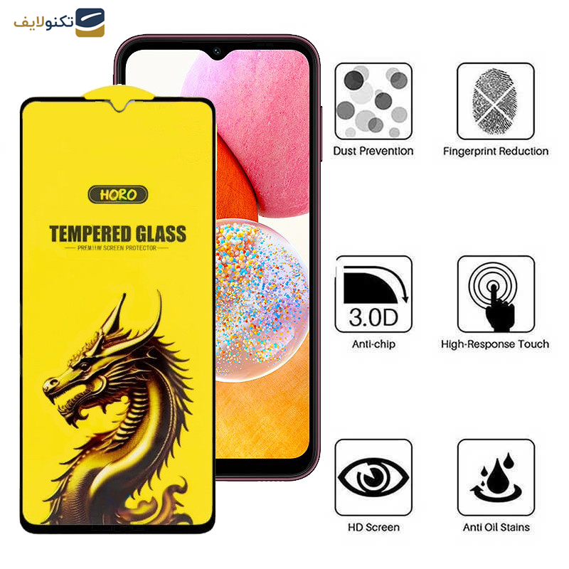 محافظ صفحه نمایش اپیکوی مدل Golden Dragon مناسب برای گوشی موبایل سامسونگ Galaxy A14/ Xcover7