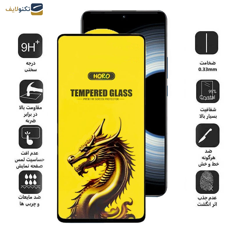 محافظ صفحه نمایش اپیکوی مدل Golden Dragon مناسب برای گوشی موبایل شیائومی Redmi K50 Ultra/ K50 Gaming/ K50 Pro/ K50 5G 