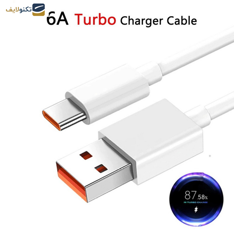 کابل تبدیل USB به USB-C مدل TURBO CHARGER طول 1 متر