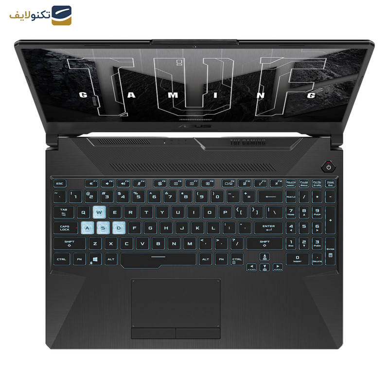 لپ تاپ 15.6 اینچ ایسوس مدل TUF Gaming A15 FA506NFR-HN114-R7 7435HS-8GB DDR5-512GB SSD-RTX2050-FHD