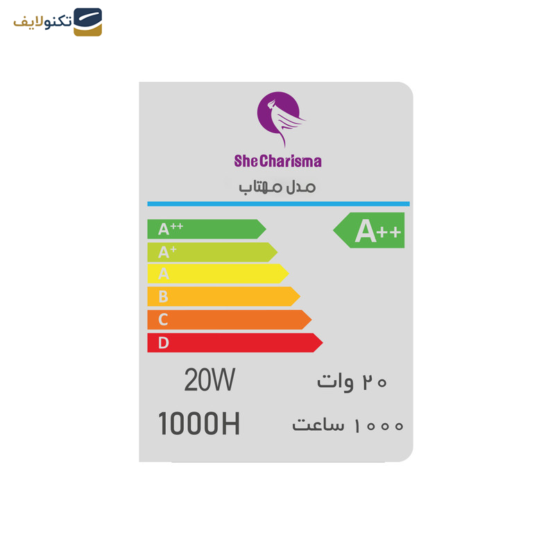 پروژکتور 100وات شی کاریزما مدل مهتاب