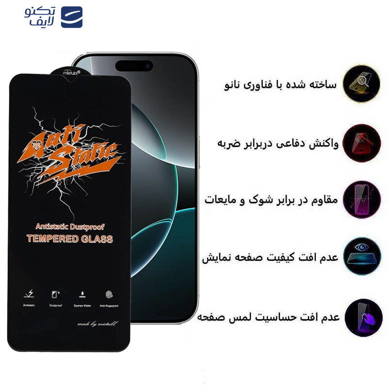 محافظ صفحه نمایش اپیکوی مدل Antistatic Dustproof مناسب برای گوشی موبایل اپل iPhone 16 Pro