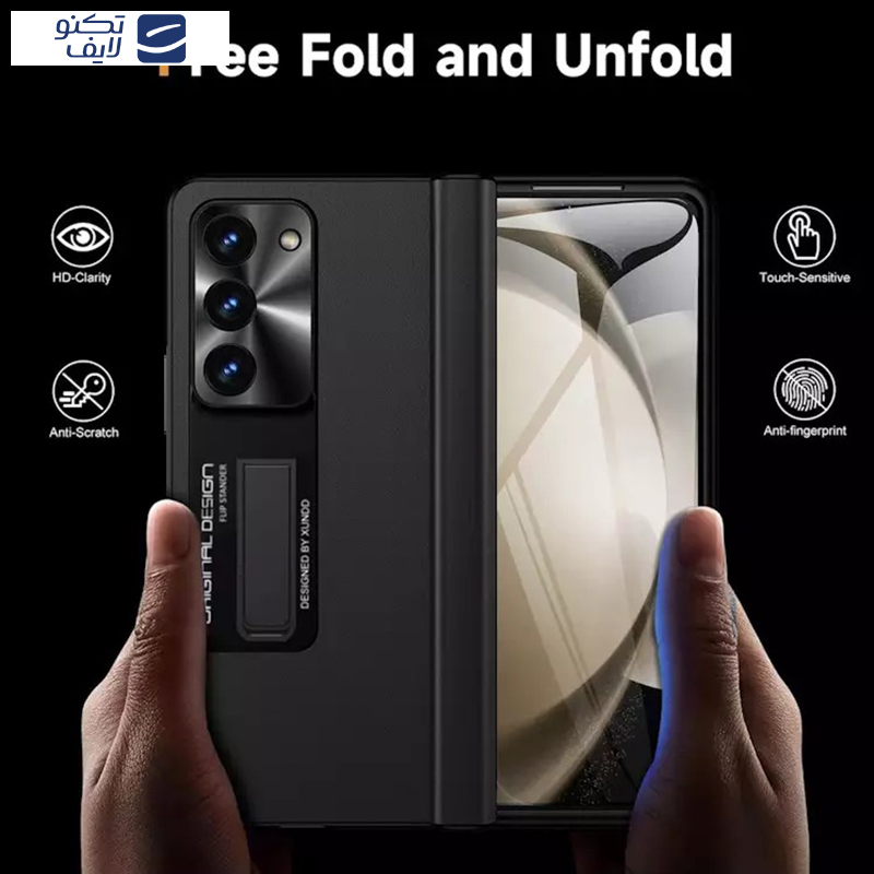  کاور اپیکوی مدل Xundd Leather مناسب برای گوشی موبایل سامسونگ Galaxy Z Fold 6 