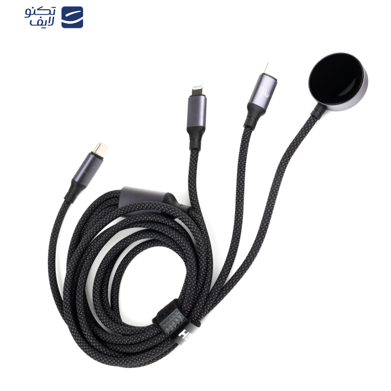 کابل تبدیل USB-C به لایتنینگ / USB-C / WIRELESS هیسکا مدل LX-31 طول 1.2 متر