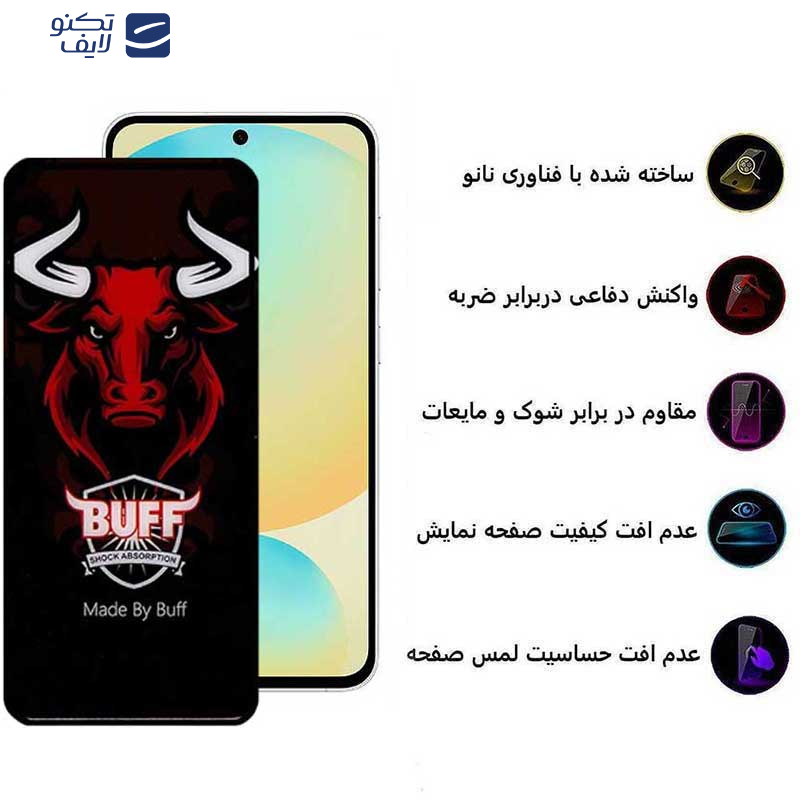 محافظ صفحه نمایش بوف مدل Ceramic Pro-G مناسب برای گوشی موبایل سامسونگ  Galaxy S24 FE/ A55 / A35