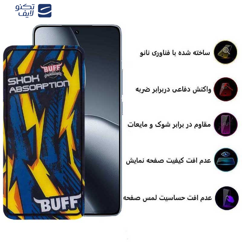 محافظ صفحه نمایش بوف مدل Shock-Shock-G مناسب برای گوشی موبایل شیائومی 14T Pro / 14T / Redmi K70 Ultra	