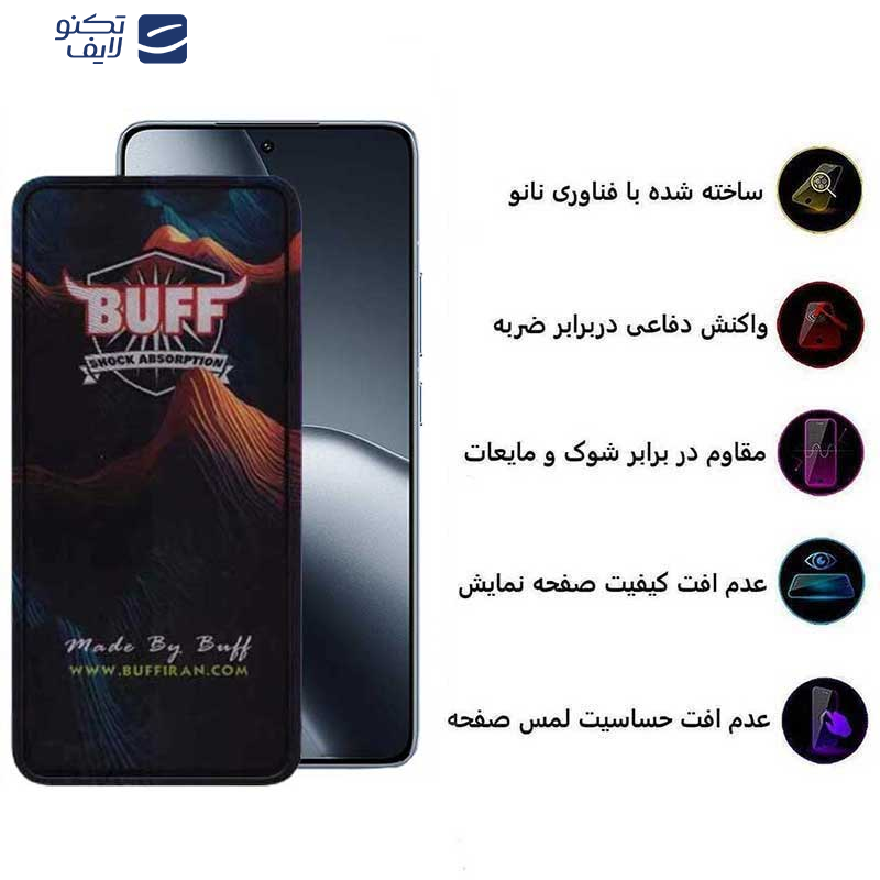 محافظ صفحه نمایش 5D بوف مدل Mountain مناسب برای گوشی موبایل شیائومی 14T Pro / 14T / Redmi K70 Ultra	