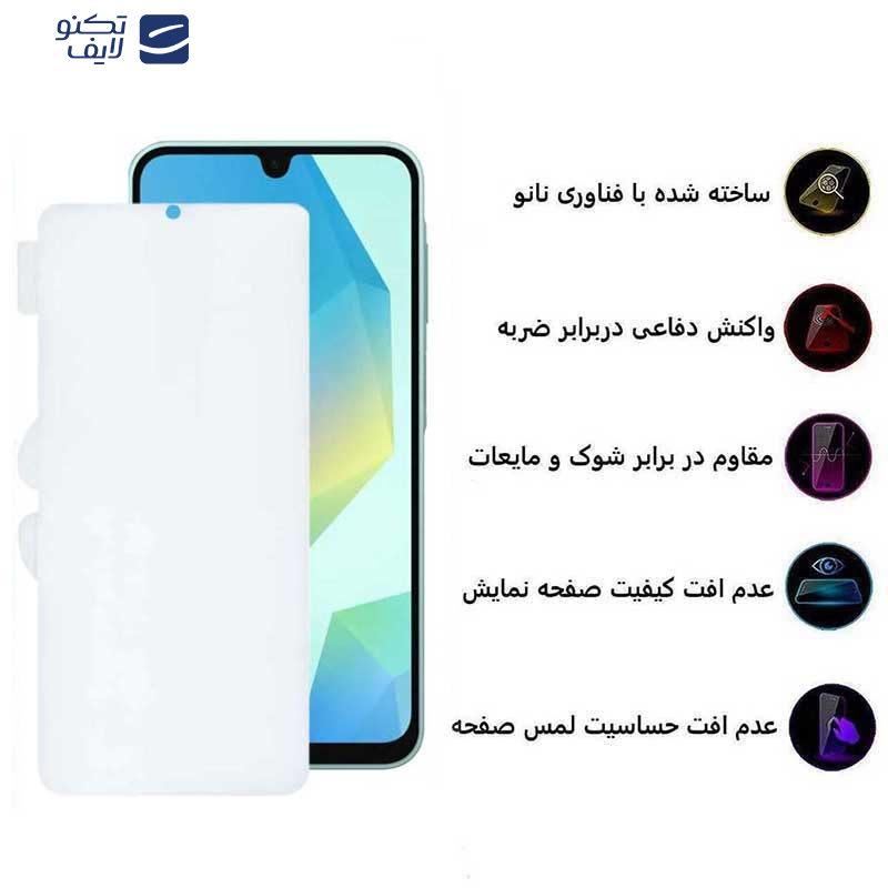 محافظ صفحه نمایش بوف مدل Hydrogel-Cover مناسب برای گوشی موبایل سامسونگ Galaxy A16 5G/ A16 4G