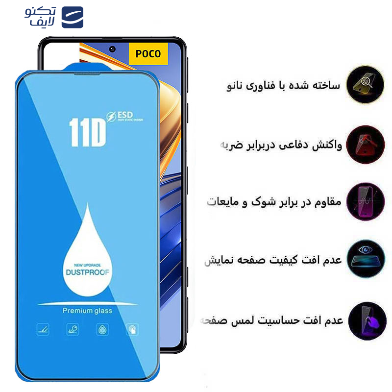 محافظ صفحه نمایش اپیکوی مدل Blue ESD مناسب برای گوشی موبایل شیائومی Poco F5 Pro / F5 / F4 GT/ F3 GT/ F4/ F3